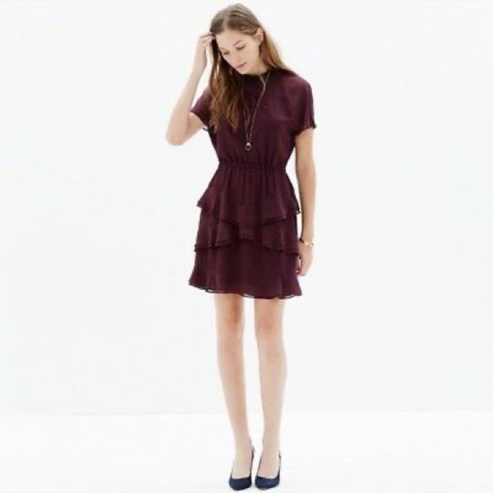 Madewell Plum Purple Radiant dress